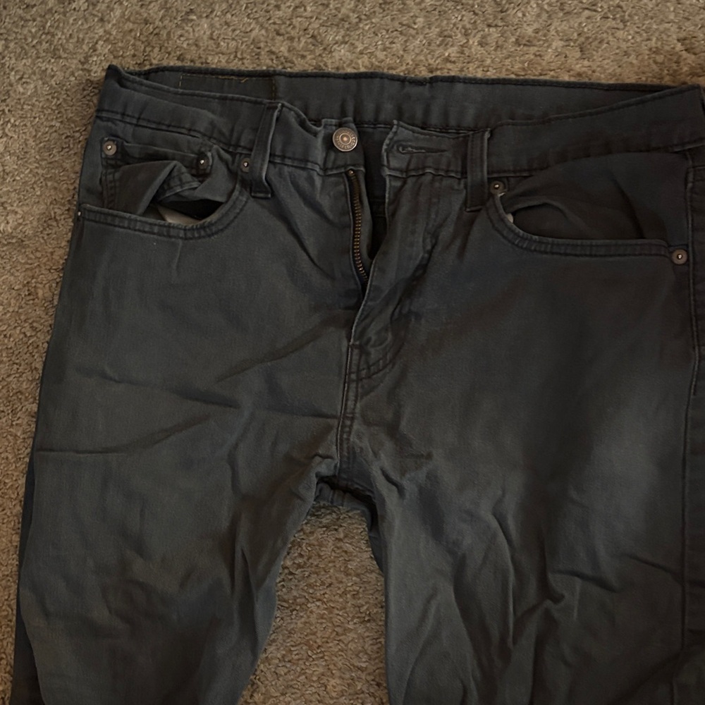Levi's Men's Skinny Jeans in Charcoal